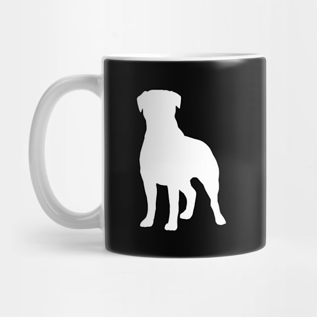 Rottweiler Silhouette by Coffee Squirrel